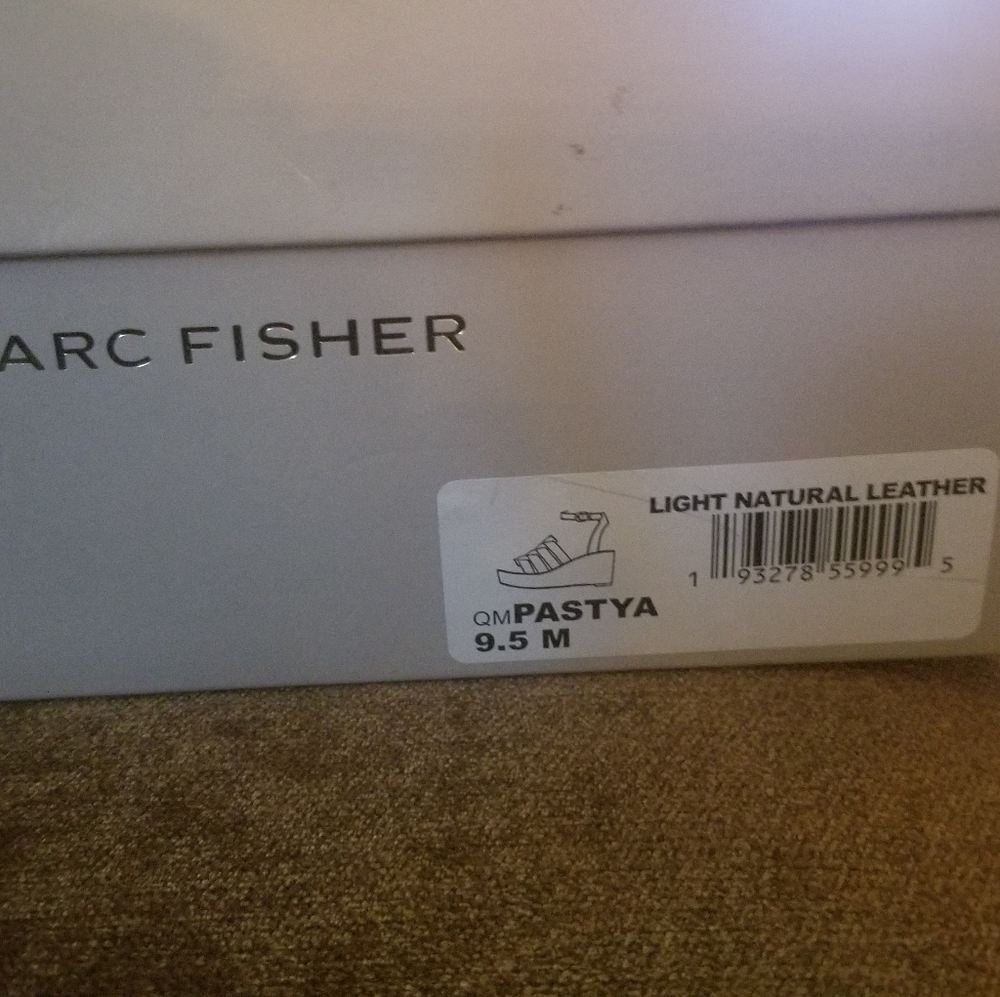 NEW Marc Fisher wedge sandals